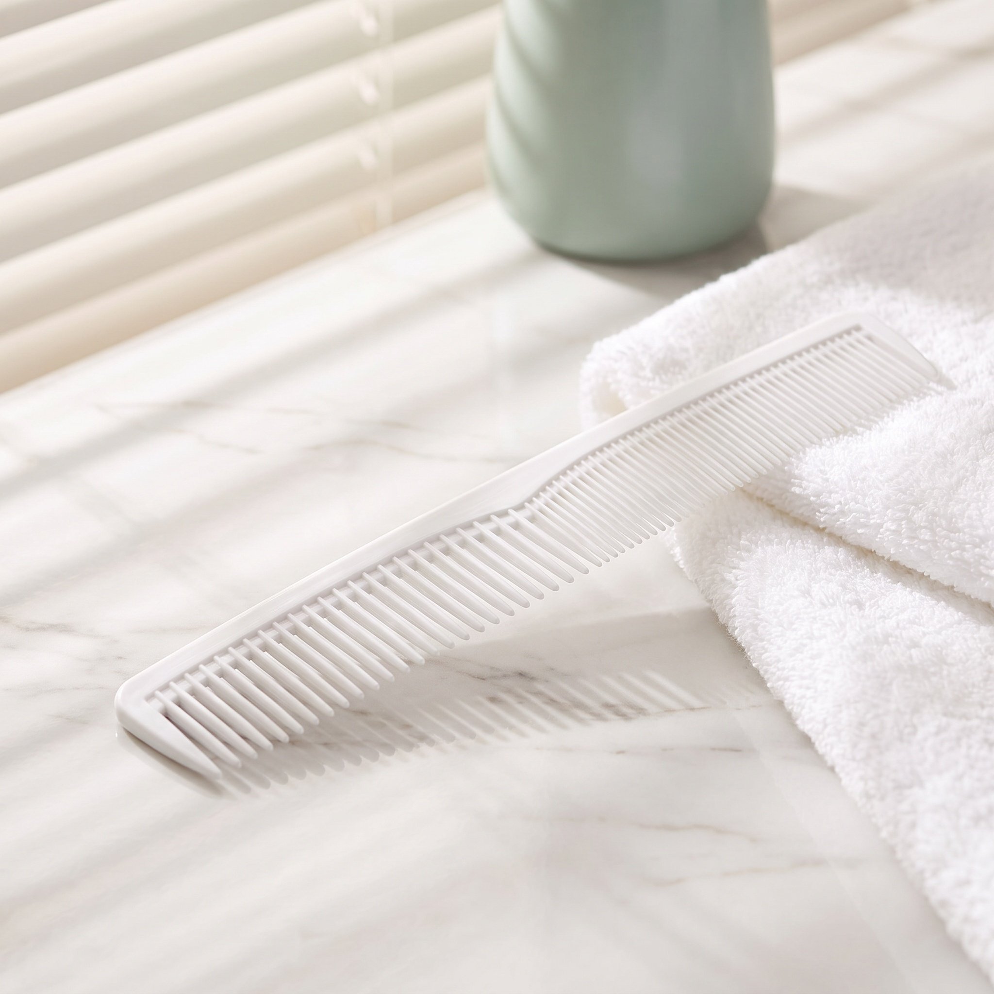 Home Barbershop - Doppelseitiger antistatischer Haarkamm aus Kunststoff für