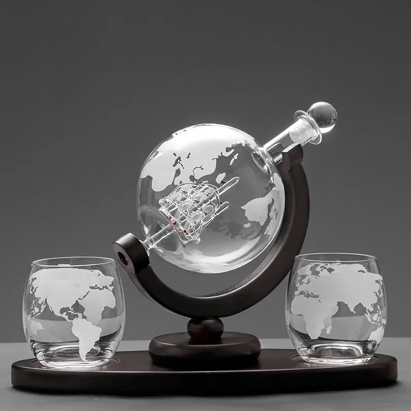 Whiskyglas-Set, Kristallkugel, – Decanter Globe Set Bewertung und Preis