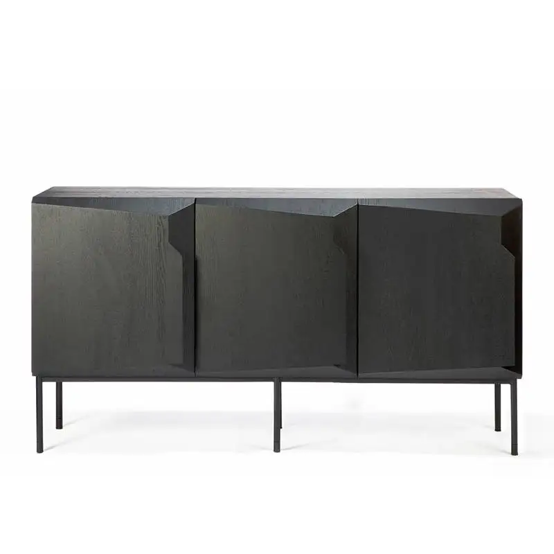 Massivholz Schwarz Vitrine Ein – Home Bar Lounge Bewertung und Preis